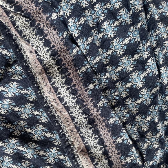 Max Studio Printed Faux-Wrap Sleeveless Blouse - Picture 6 of 12